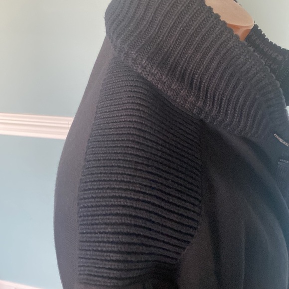 Ted Baker London Jacket Men’s 7 US 3XL Black Mock Neck Full Zip and Button - Picture 10 of 11